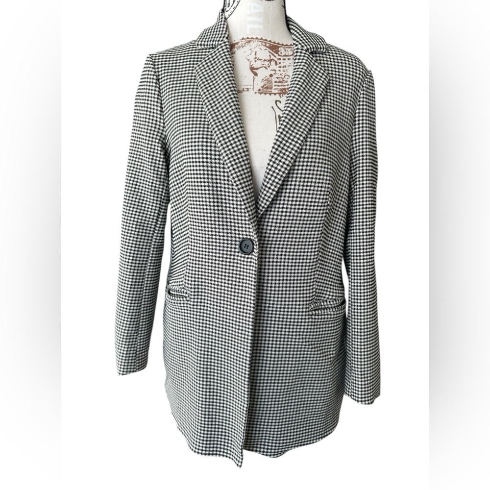 Adrianna Papell black and white fitted blazer size XS-S - Picture 2 of 12
